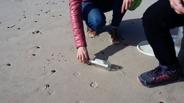 Niezwykłe znalezisko na plaży w Rowach