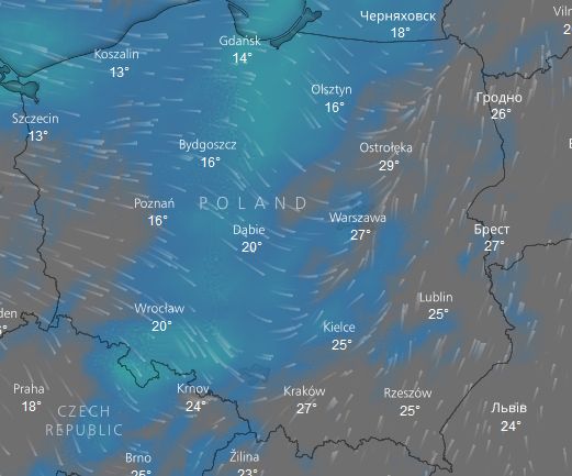 Nadchodzą gwałtowne burze z gradem. Obejmą całą Polskę