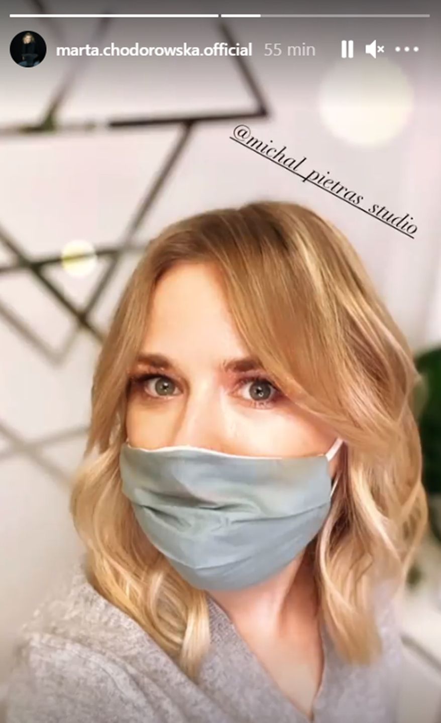 Marta Chodorowska z Rancza w nowej fryzurze
