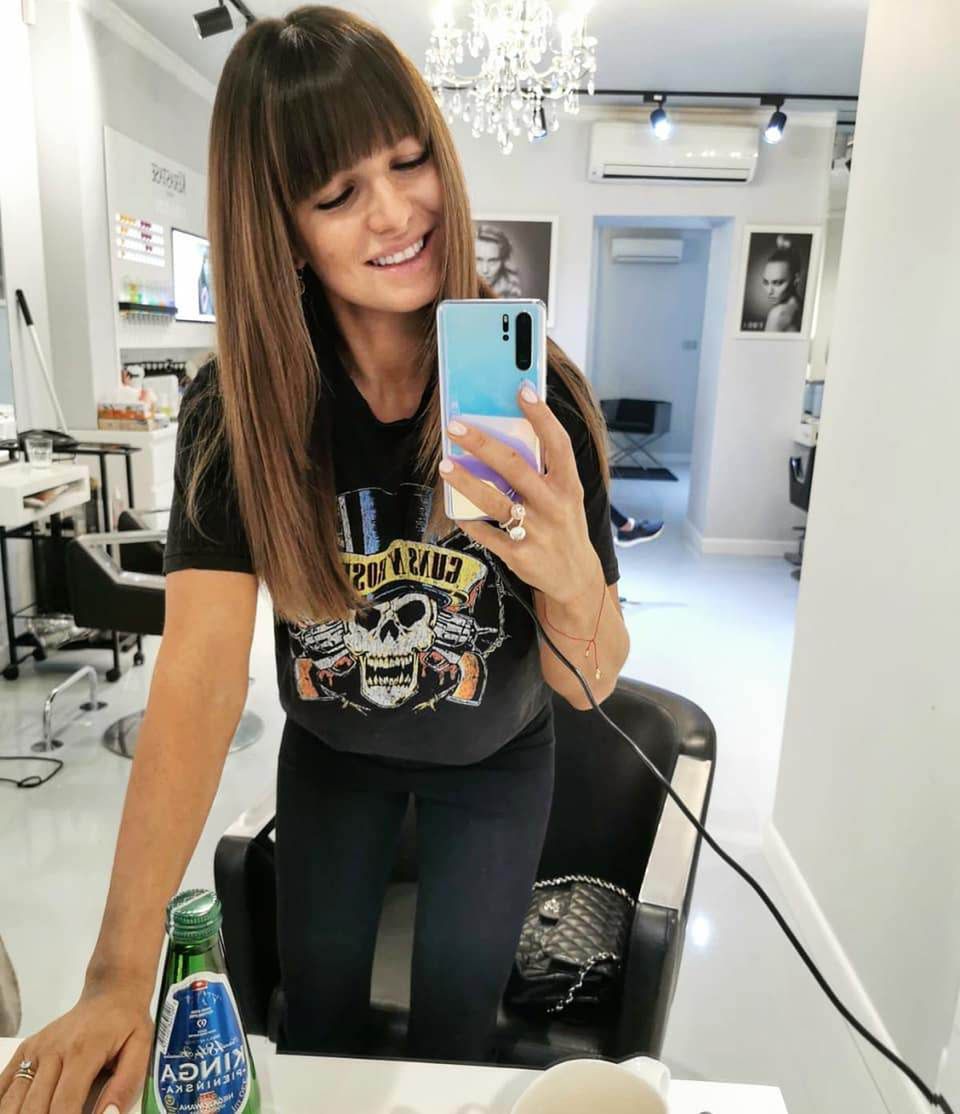 Anna Lewandowska w odświeżonej fryzurze