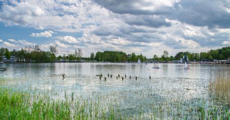 Olsztyn - ścieki w jeziorze Tyrsko. Pochodzą z pobliskiego hotelu?