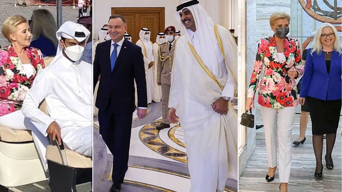 Wizyta Andrzeja Dudy w Katarze. Nie obyło się bez wpadki. Tym razem zawiniły arabskie media