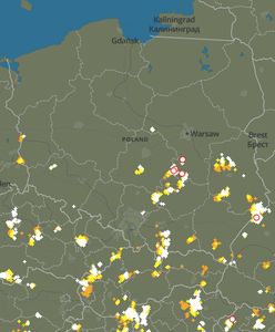 Burze nad Polską. Z południa nadciągają silny deszcz i grad