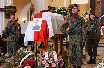 Uroczystości pogrzebowe żołnierzy poległych w Iraku
