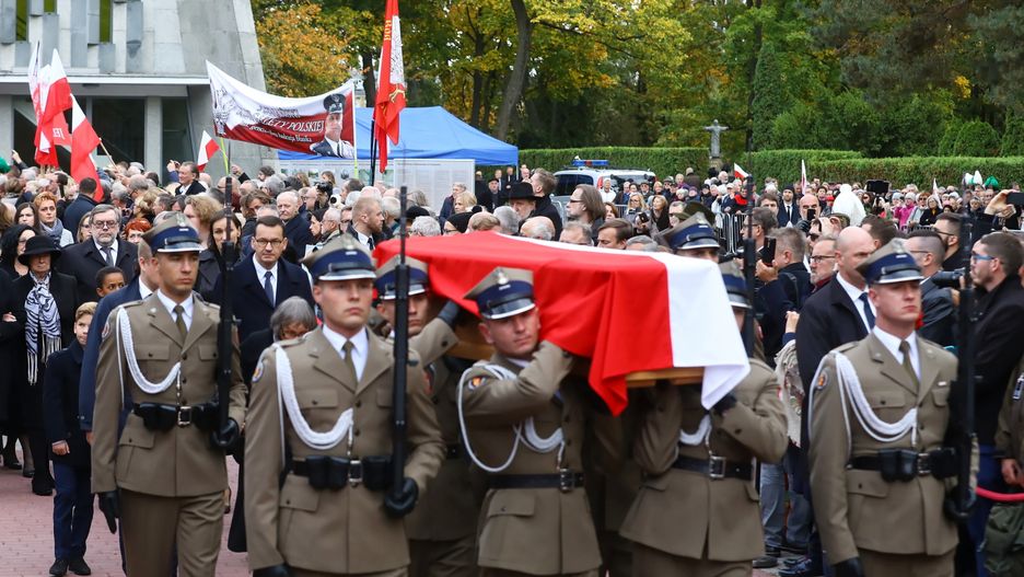 Kornel Morawiecki spoczął na Cmentarzu Wojskowym na Powązkach