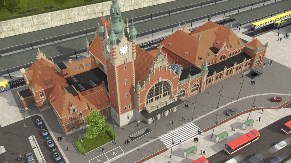 Przebudowa dworca Gdańsk Główny to największa inwestycja w ramach Programu Inwestycji Dworcowych na lata 2016-2023