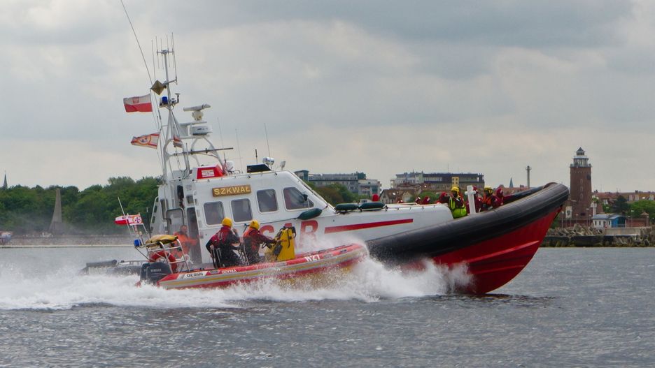Kołobrzeg. W akcji brała udział Morska Służba Poszukiwania i Ratownictwa