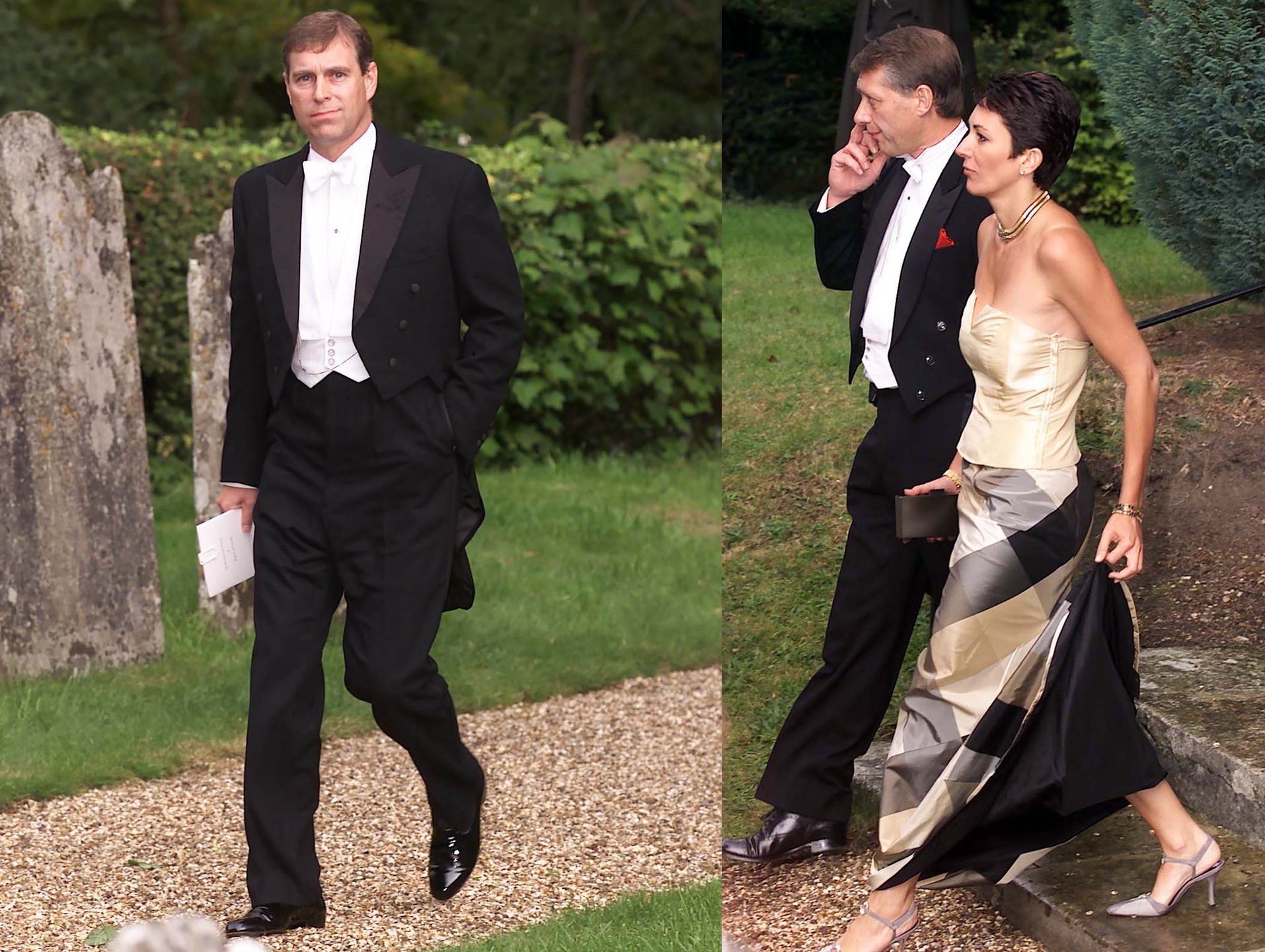 Książę Andrzej na weselu w 2000 r. oraz "madame" Epsteina 