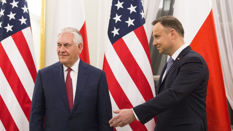 Prezydent Duda gościł Tillersona w Warszawie w styczniu. W lutym nie chciał rozmawiać z nim przez telefon