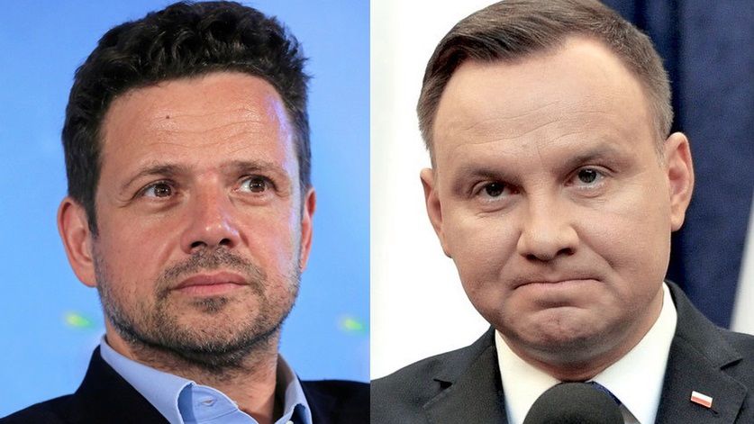 Andrzej Duda mógłby przegrać z Rafałem Trzaskowskim w drugiej turze wyborów prezydenckich