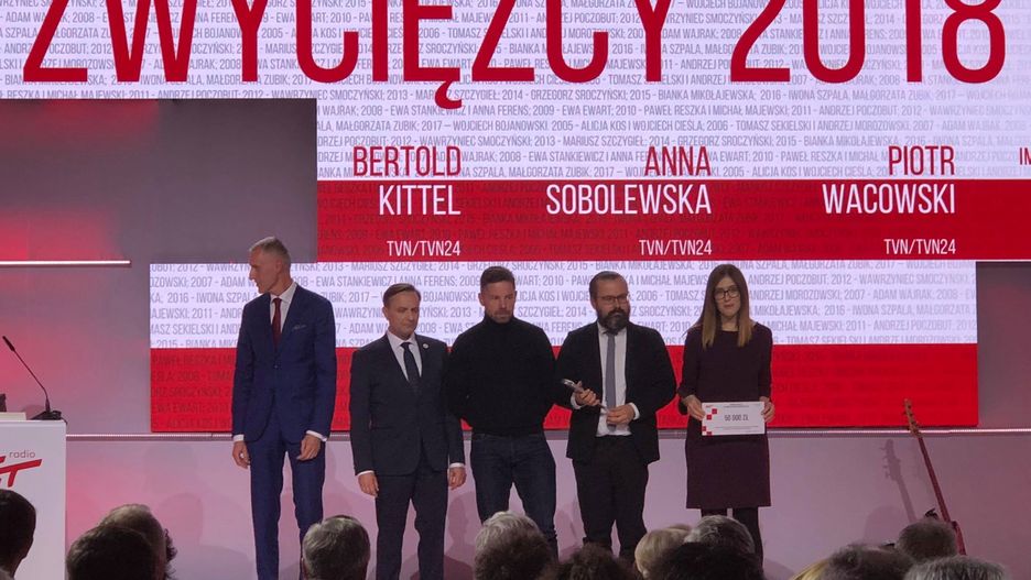 Kittel, Sobolewska i Wacowski nagrodzeni