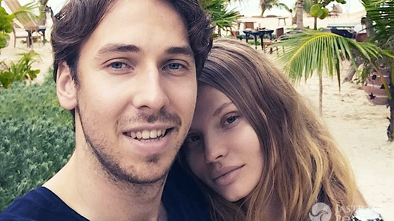 Magdalena Frąckowiak i Alex Przetakiewicz w łóżku