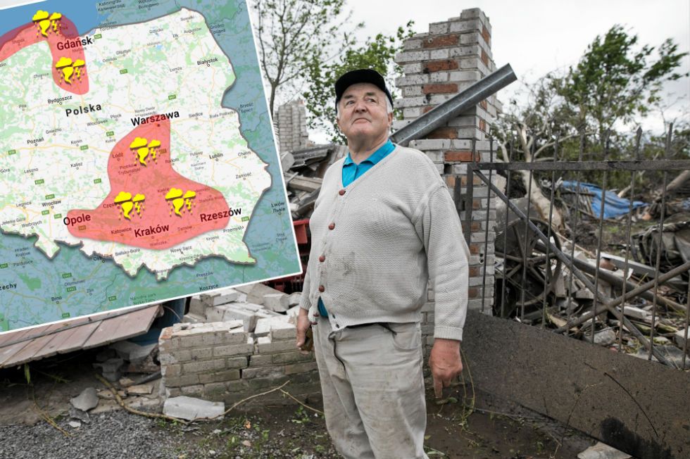 Polska aleja tornad. Sprawdź, czy jest na niej twój dom
