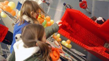 Skarbonka z klocków