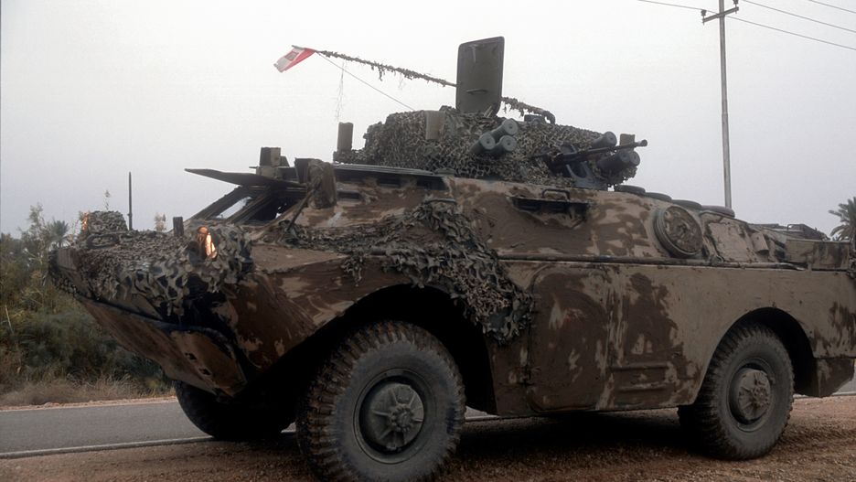 Zmodyfikowana polska wersja samochodu opancerzonego BRDM-2