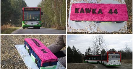 Lubelskie. Wzruszający gest mieszkańców Kawki. Szczęśliwi upiekli tort dla kierowcy autobusu