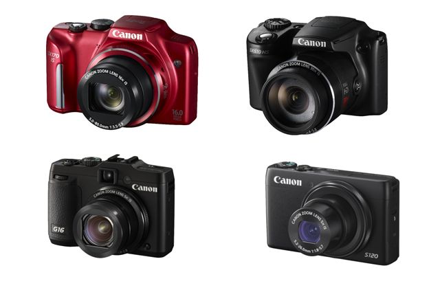 Canon pokazał nowe aparaty z serii Powershot - SX510 HS, SX170, G16 i S120