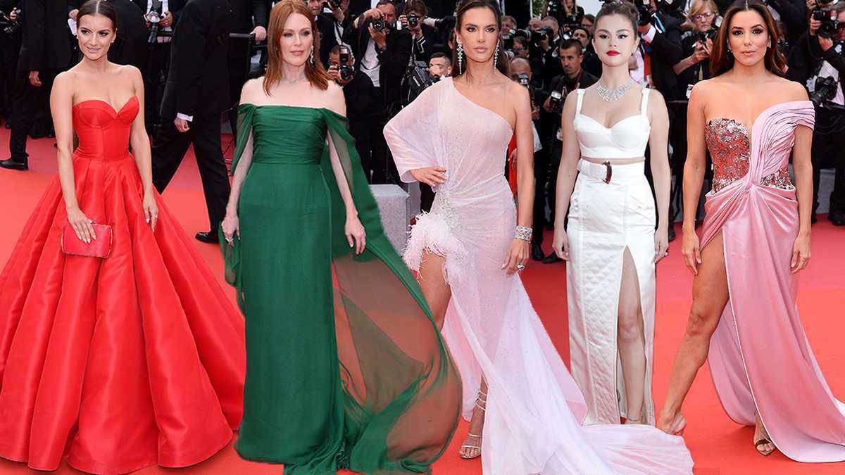 Cannes 2019. Kreacje gwiazd na ceremonii otwarcia: Eva Longoria, Selena Gomez, Natalia Janoszek, Alessandra Ambrosio