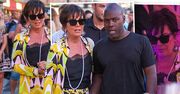 Kris Jenner z ćwierć wieku młodszym kochankiem na zakupach we Francji! Ten garnitur był MOCNO obcisły