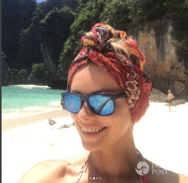 Dorota Gardias na rajskich wakacjach z córką