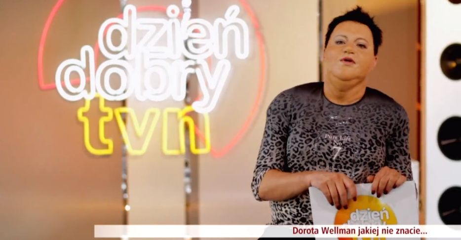 Maciej Stuhr jako Dorota Wellman
