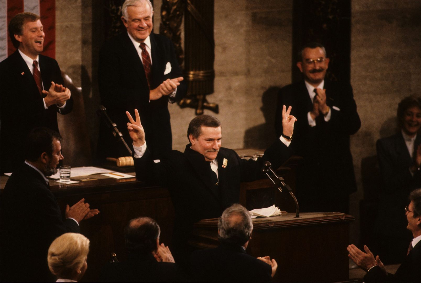 Wystąpienie Lecha Wałęsy w Kongresie w 1989 roku przeszło do historii. Tym razem odbędzie się w trochę skromniejszych warunkach