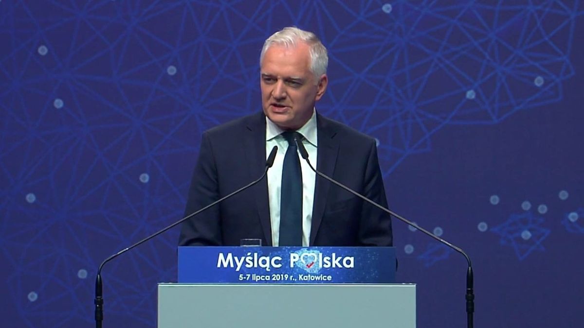 Jarosław Gowin, podczas konwencji programowej PiS, zapowiada realizację ambitnych inwestycji