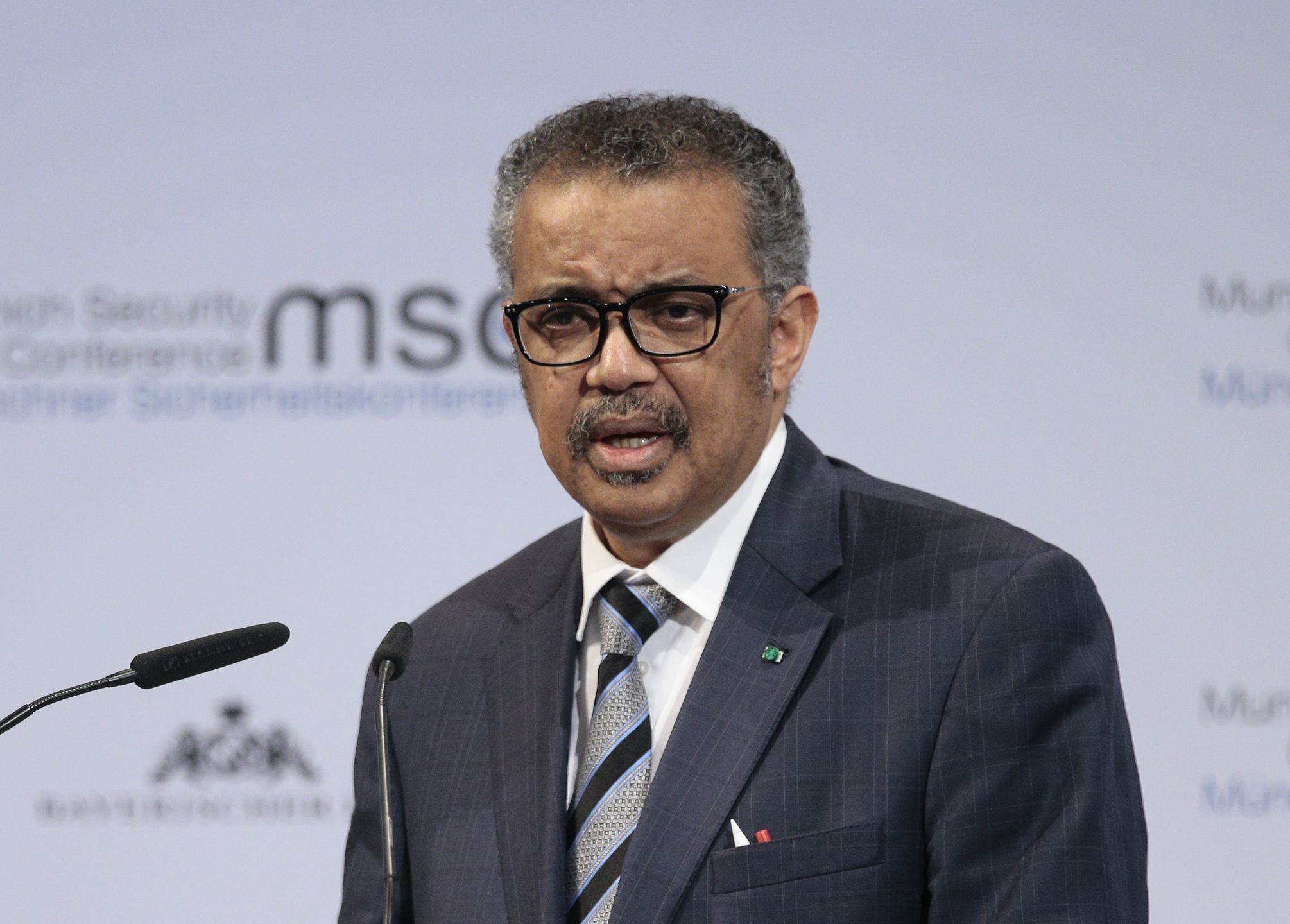 Tedros Adhanom odpowiadał na pytania dziennikarzy z całego świata