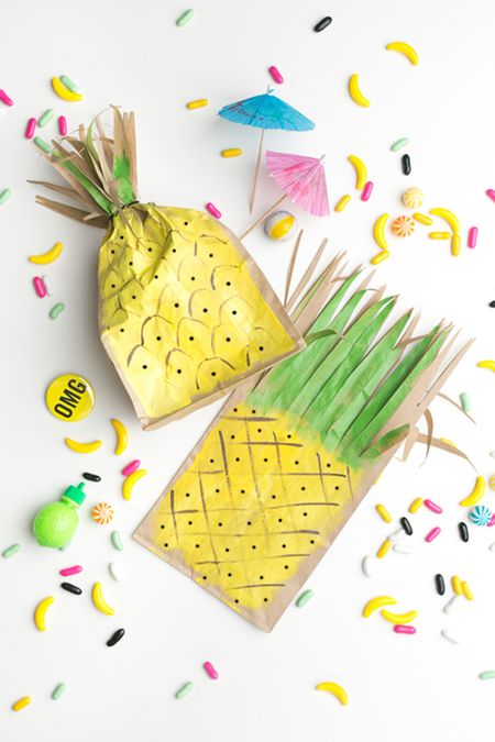 Pineapple Favor Bags