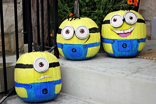 Halloween Minions Pumpkins