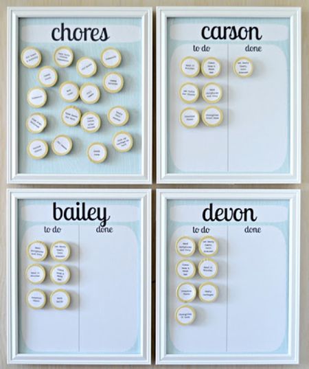 Kids Chore Charts