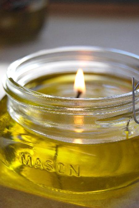 Olive Oil Candles