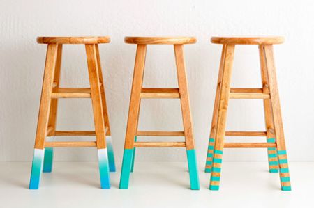 Color-Dipped Bar Stools