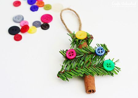 Cinnamon Stick Tree Ornaments