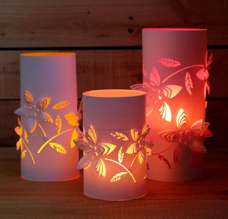 Dimensional Paper Lanterns