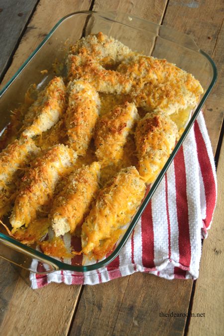 Garlic Cheddar Chicken Strips