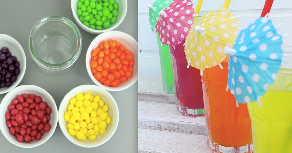 Wódka ze Skittles'ów, która rozkręci każdą imprezę. Wygląda świetnie, a smakuje jeszcze lepiej!