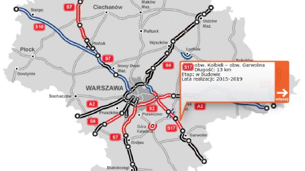 Choć na stronie GDDKiA odcinek S17 jest "w budowie", to jednak resort infrastruktury potwierdził już jego otwarcie.