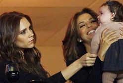 Victoria Beckham z córeczką i Evą Longorią