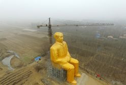 Ogromny posąg Mao Zedonga stanął w szczerym polu. Jest większy od Chrystusa w Świebodzinie