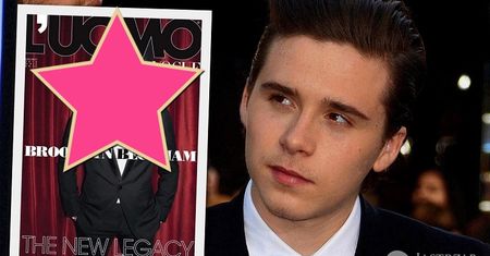 Niezwykle przystojny Brooklyn Beckham na okładce "L'Uomo Vogue"