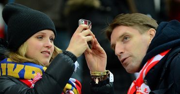 Tomasz Lis z córką na Stadionie Narodowym!