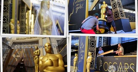 Już dzisiaj Oscary - najważniejsza impreza przemysłu filmowego. Zobaczcie, jak wyglądają ostatnie przygotowania do gali