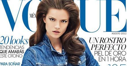 Kasia Struss na okładce meksykańskiego „Vogue'a”