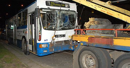6 osób rannych po zderzeniu dwóch trolejbusów