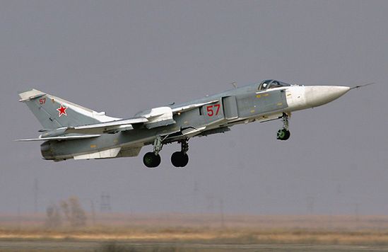 Katastrofa rosyjskiego Su-24; przyczyną awaria sterowania