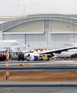 Awaryjne lądowanie samolotu w Dubaju. Maszyna stanęła w płomieniach