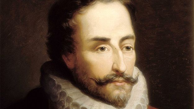 Miguel de Cervantes. Portret pędzla Eduardo Balaci Y Canseco