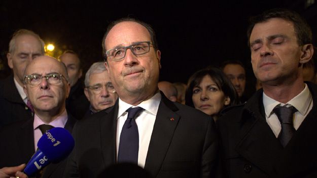 Prezydent Francji Francois Hollande