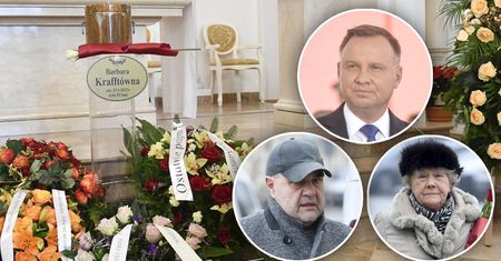 Pogrzeb Barbary Krafftówny. Legendę kina pożegnali rodzina, przyjaciele i prezydent